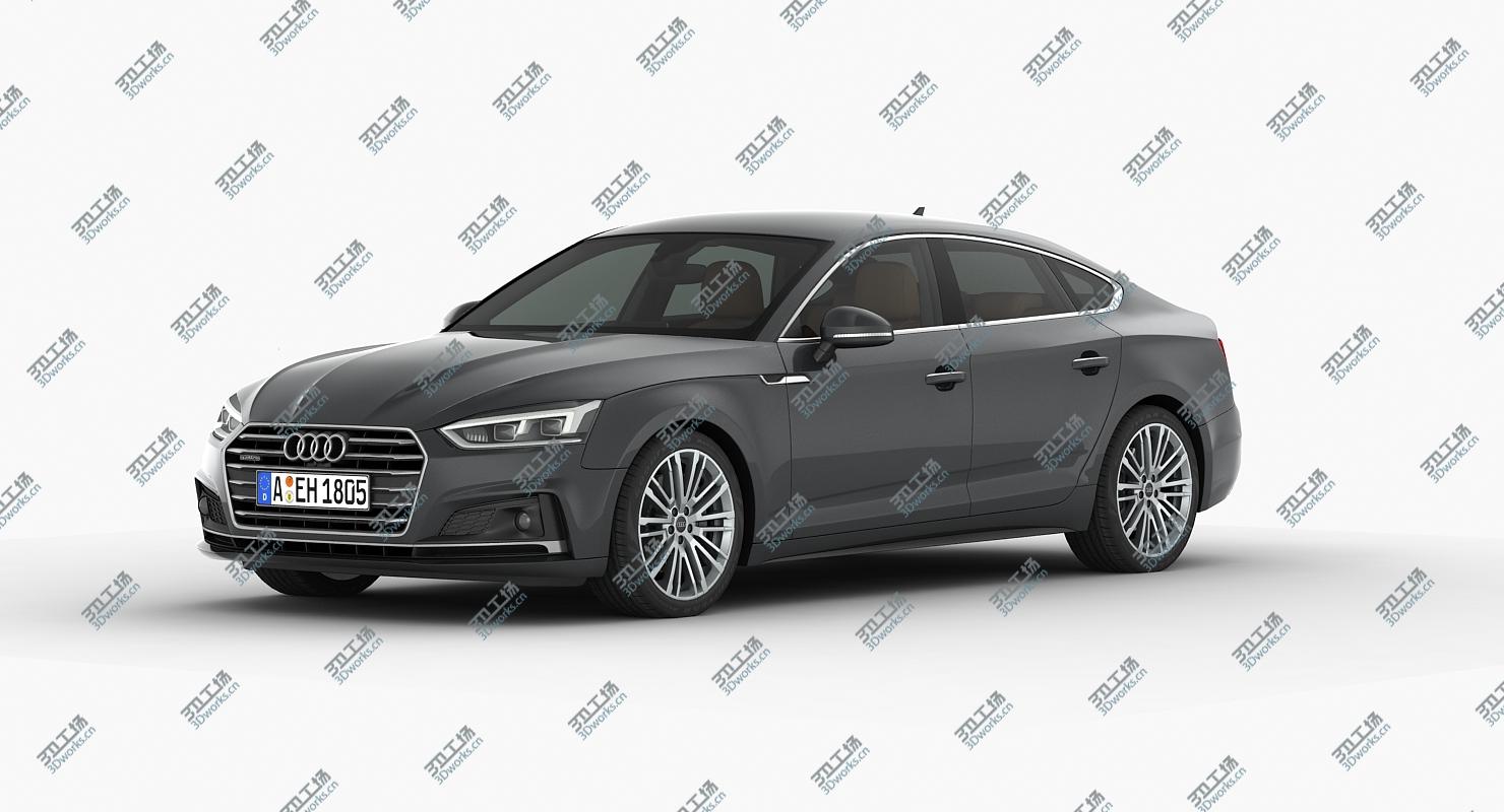 images/goods_img/2021040163/3D Audi A5 Sportback 2018 model/3.jpg